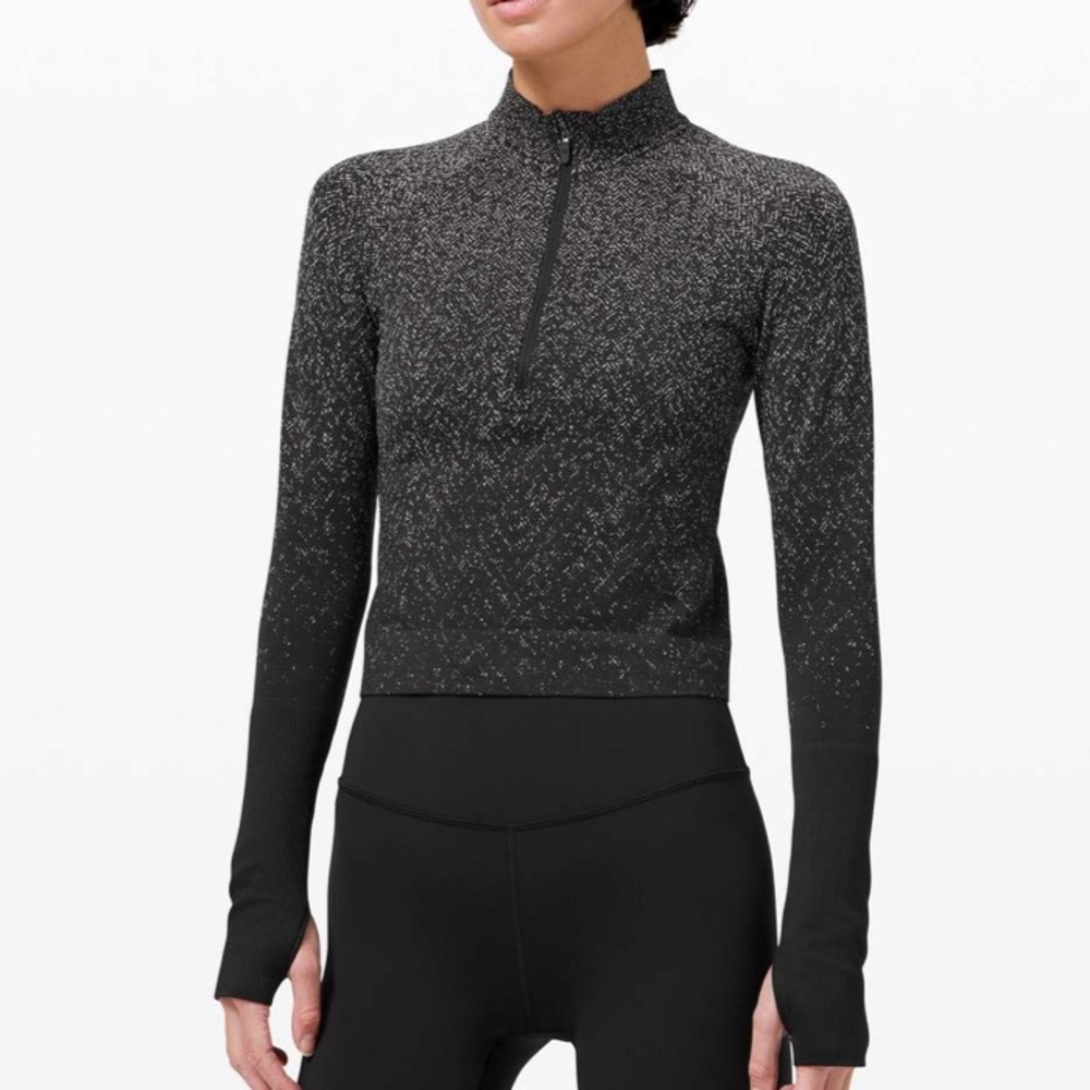 lululemon athletica Rest Less Cropped 1/2 Zip